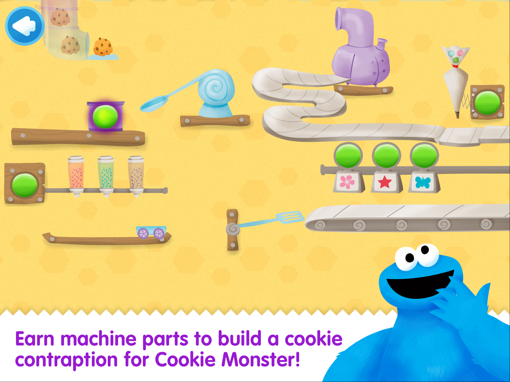 Cookie Monster's Challenge screenshot.